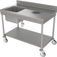 Avec roues , étagère pleine et TVO