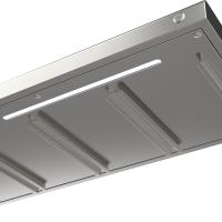 Etagère murale fixation invisible avec LED et supports GN