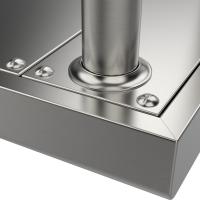 Etagère à poser doublée vue de dessous angle