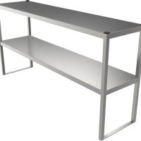 Etagère à poser simple avec plats 2 niv