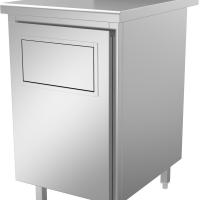 Meuble poubelle sur coulisses