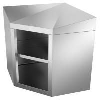 Armoire murale d'angle ouverte