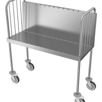 Chariot 200 assiettes réhaussé