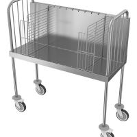 Chariot 200 assiettes réhaussé