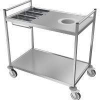 Chariot de service 2 niv + TVO + découpe GN