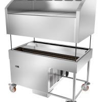 Table à flux laminaire 3 plaques ouvert